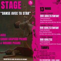 STAGE DANSE AVEC TA STAR